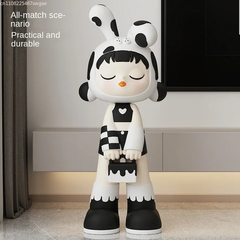Art Cartoon Girl Statue Indoor - огляд і ціна Crafting Resin