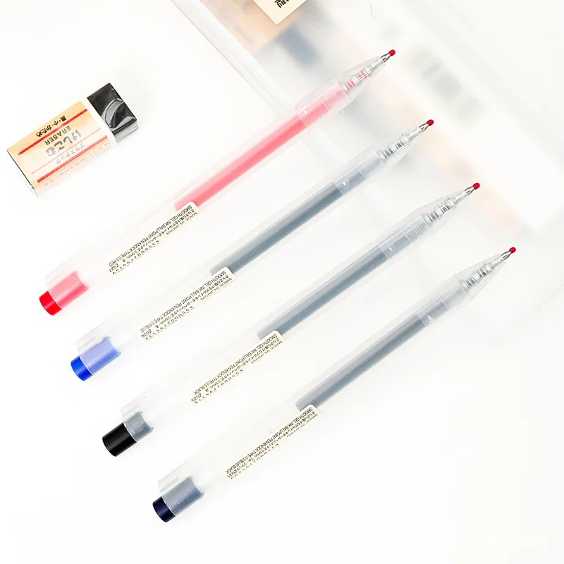 0.5mm Press Gel Pen Blue/Black - огляд і ціна Muji Stationery Gel Pen