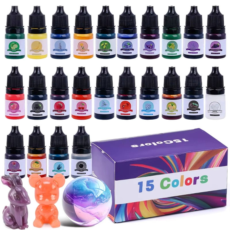 Epoxy Resin Color Pigment 24 V - огляд і ціна Resin Pigment Set