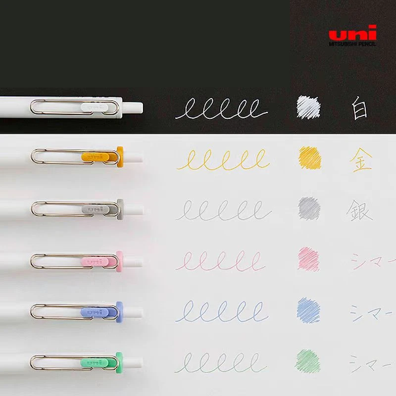 3pcs UNI Ball One Gel Pen Gold - огляд і ціна Pentel Pen Energel
